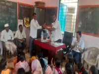 Foodgrain distribution at Tapalwadi, Neral